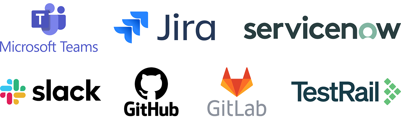 Current Webhooks (Microsfot Teams, Jira, Servicenow, Slack, GitHub, GitLab, TestRail)